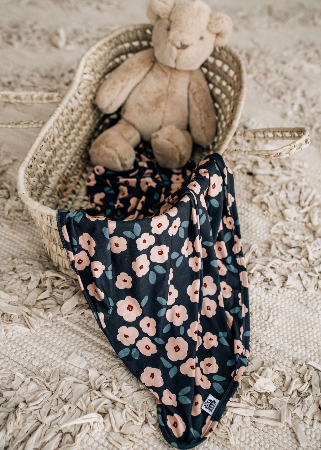 Poppy Field Magnetic Sleepsuit and Swaddle Set
