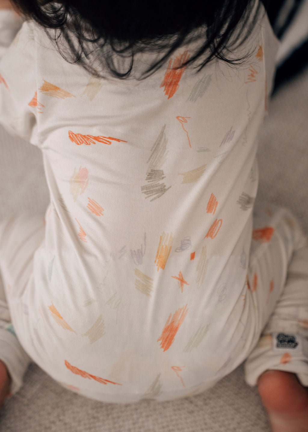 Scribble Wibble Magnetic Sleepsuit