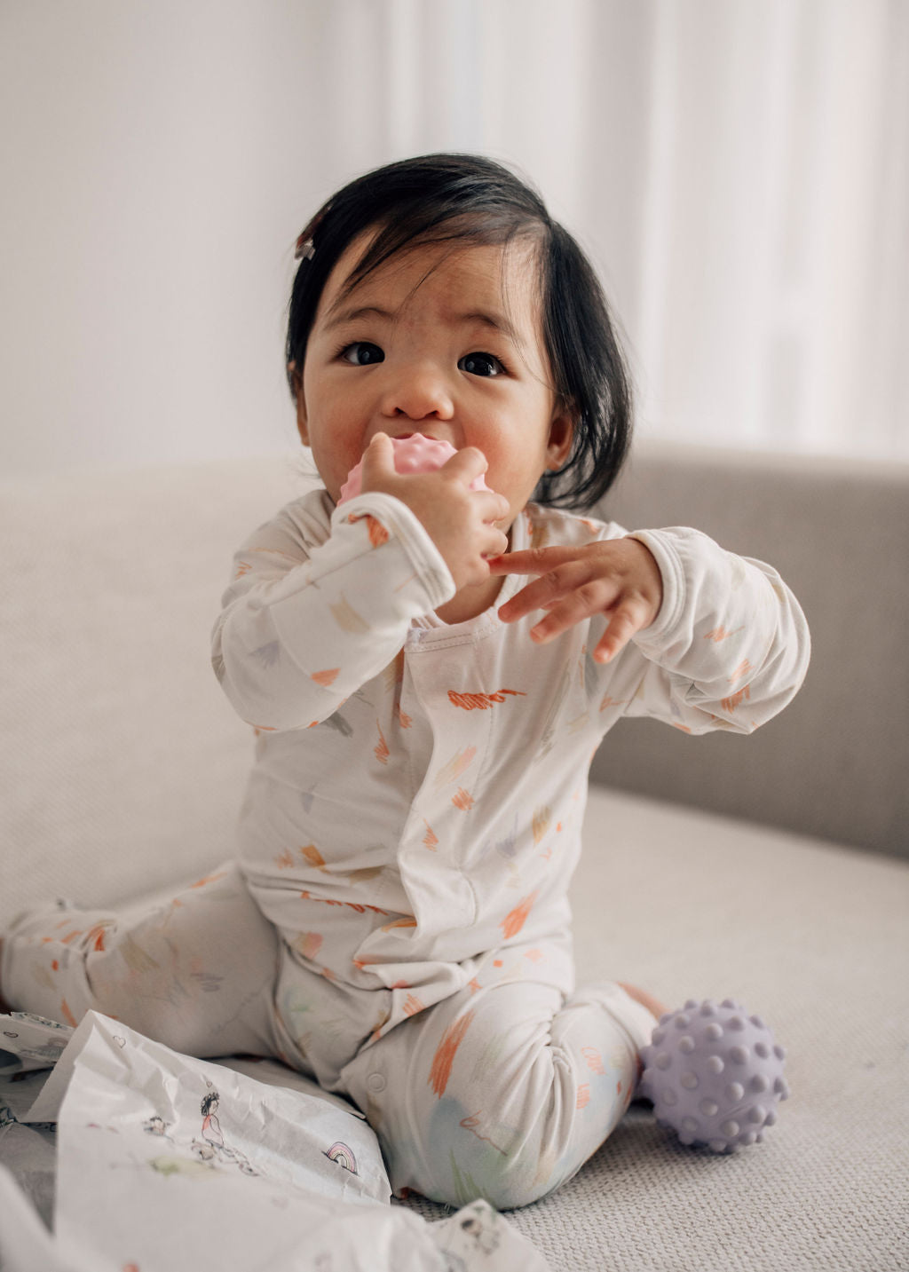 Scribble Wibble Magnetic Sleepsuit