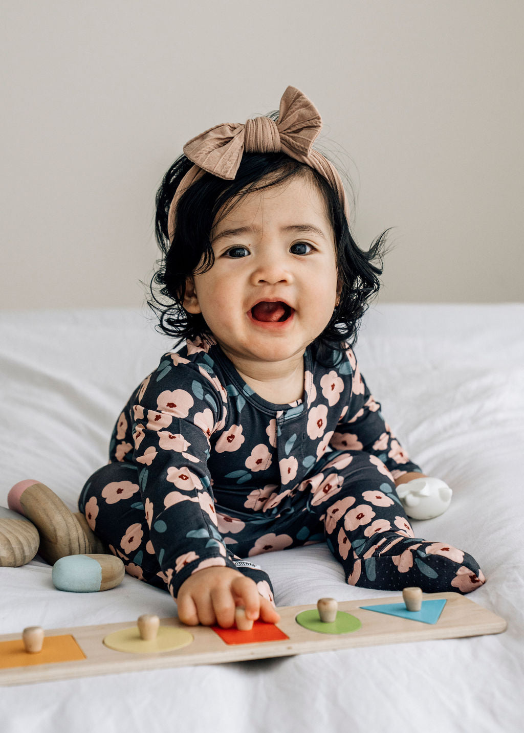Poppy Field Magnetic Sleepsuit