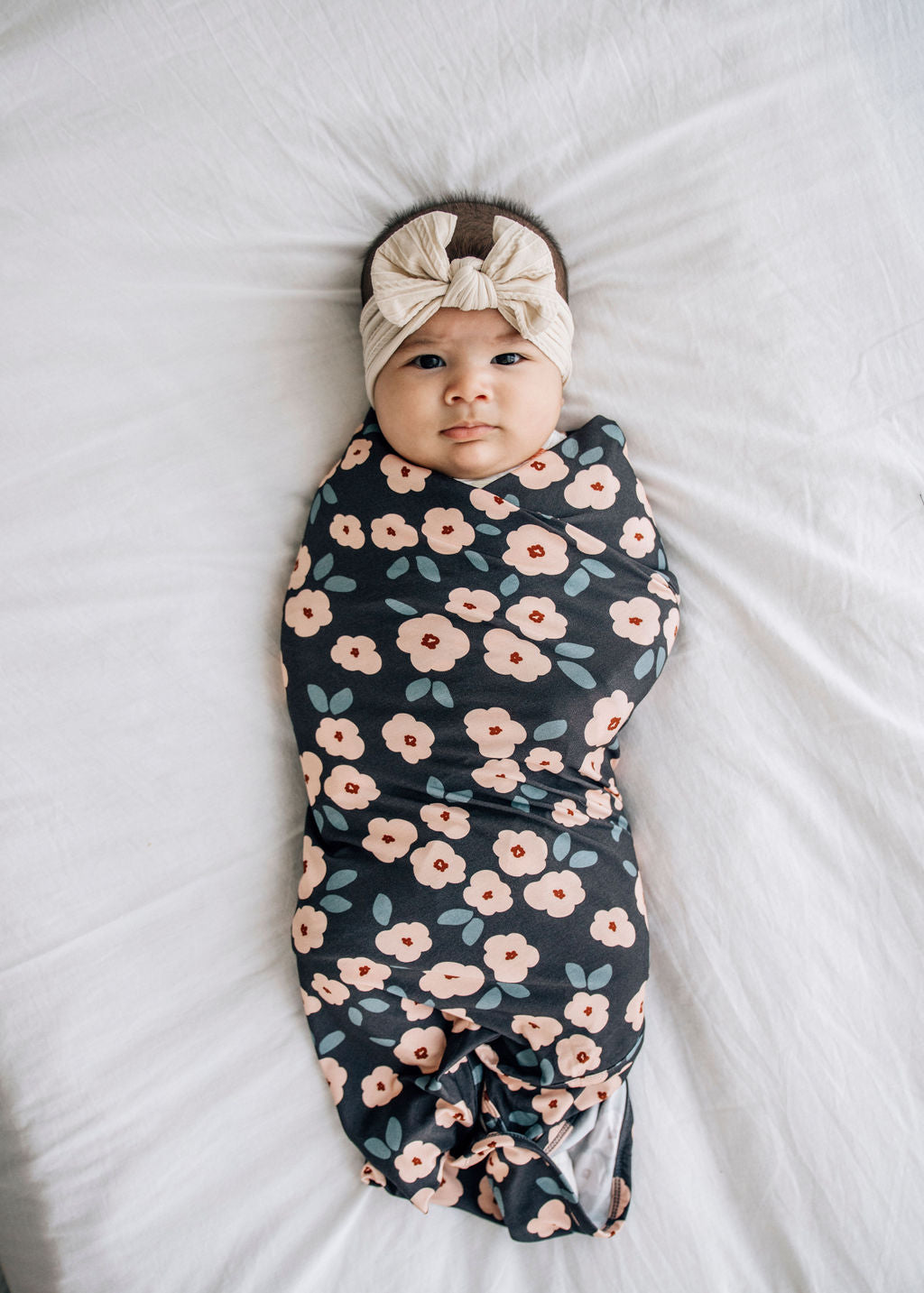 Poppy Field Magnetic Sleepsuit and Swaddle Set