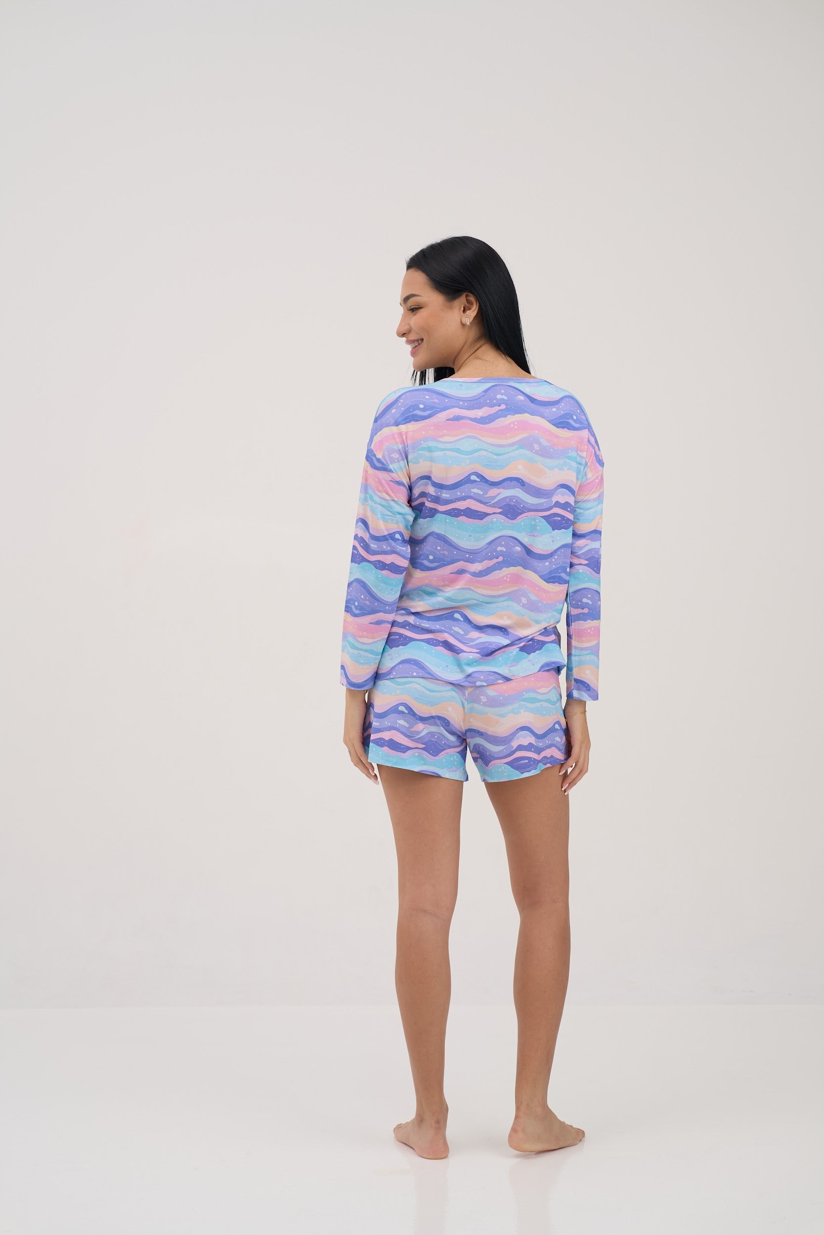 Lavender Dunes Hipster Women Shorts