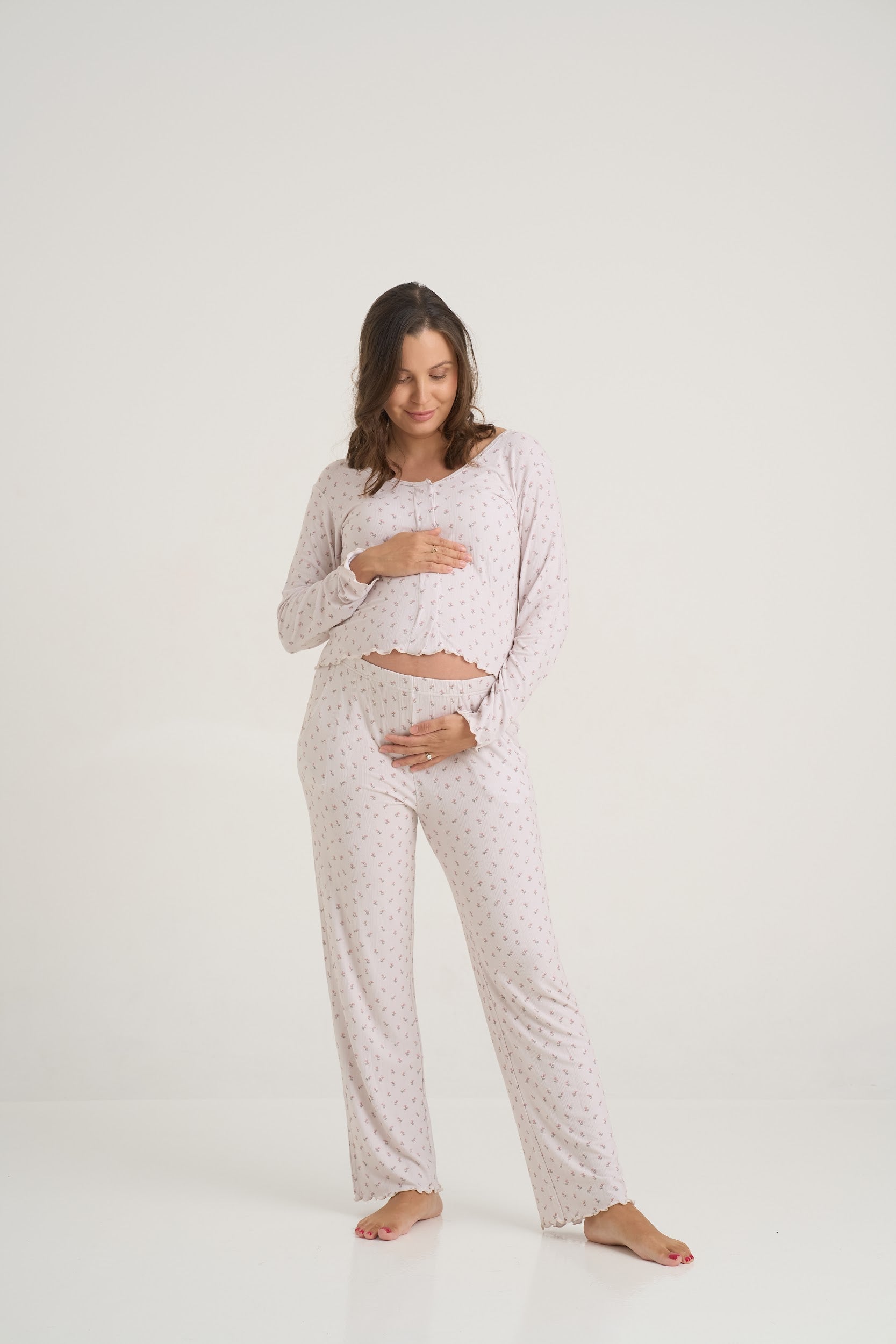 Garden Spray Pointelle Women Lounge Pants