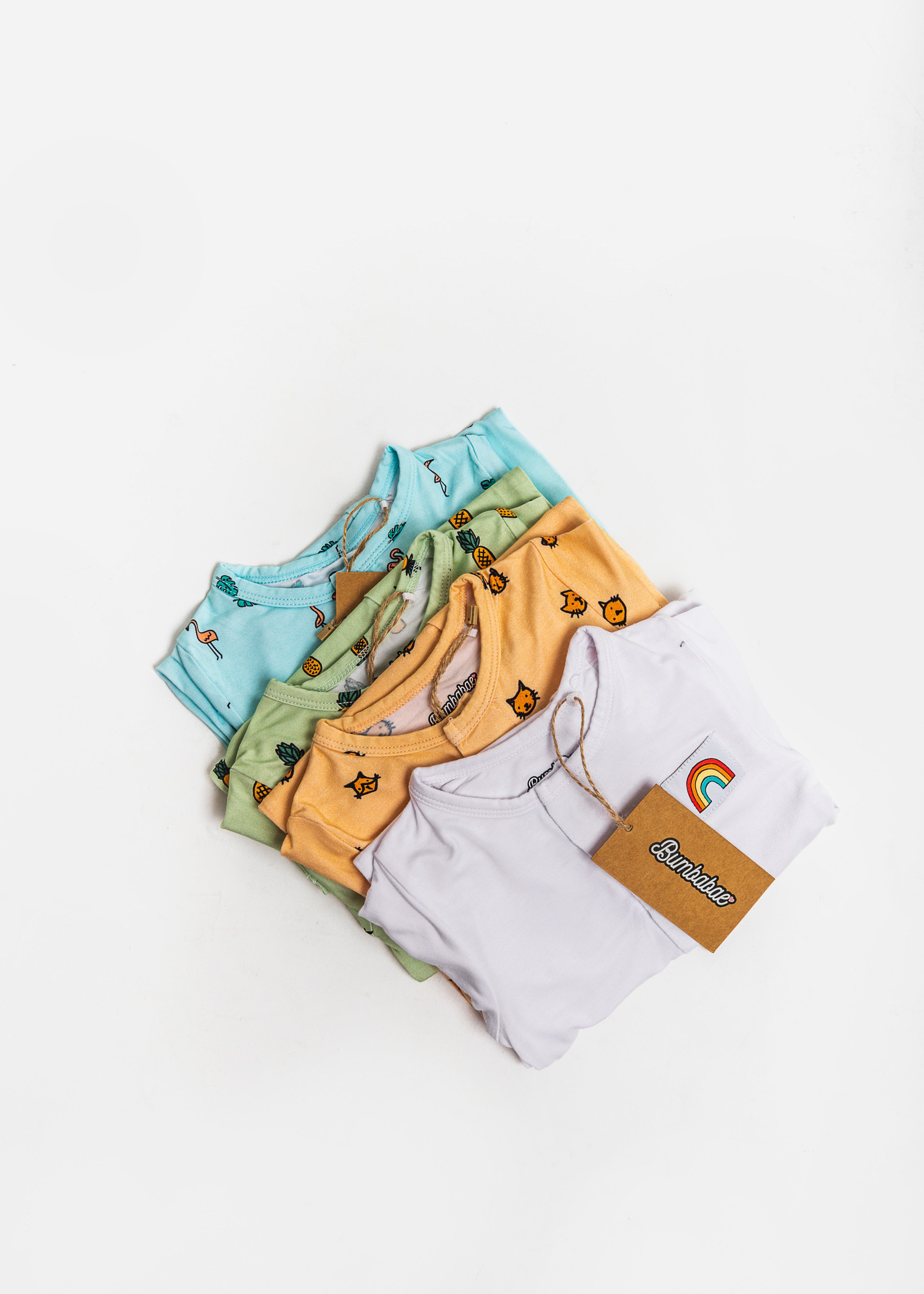 Stamp of Rainbow Magnetic Sleepsuit