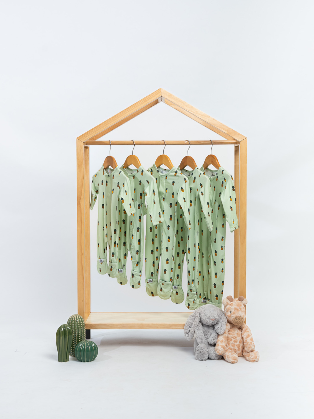 Fine Pineapples Magnetic Sleepsuit