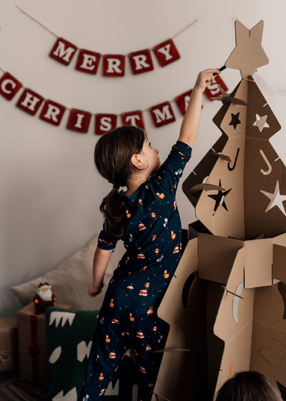 Build-Yourself Cardboard Christmas Tree