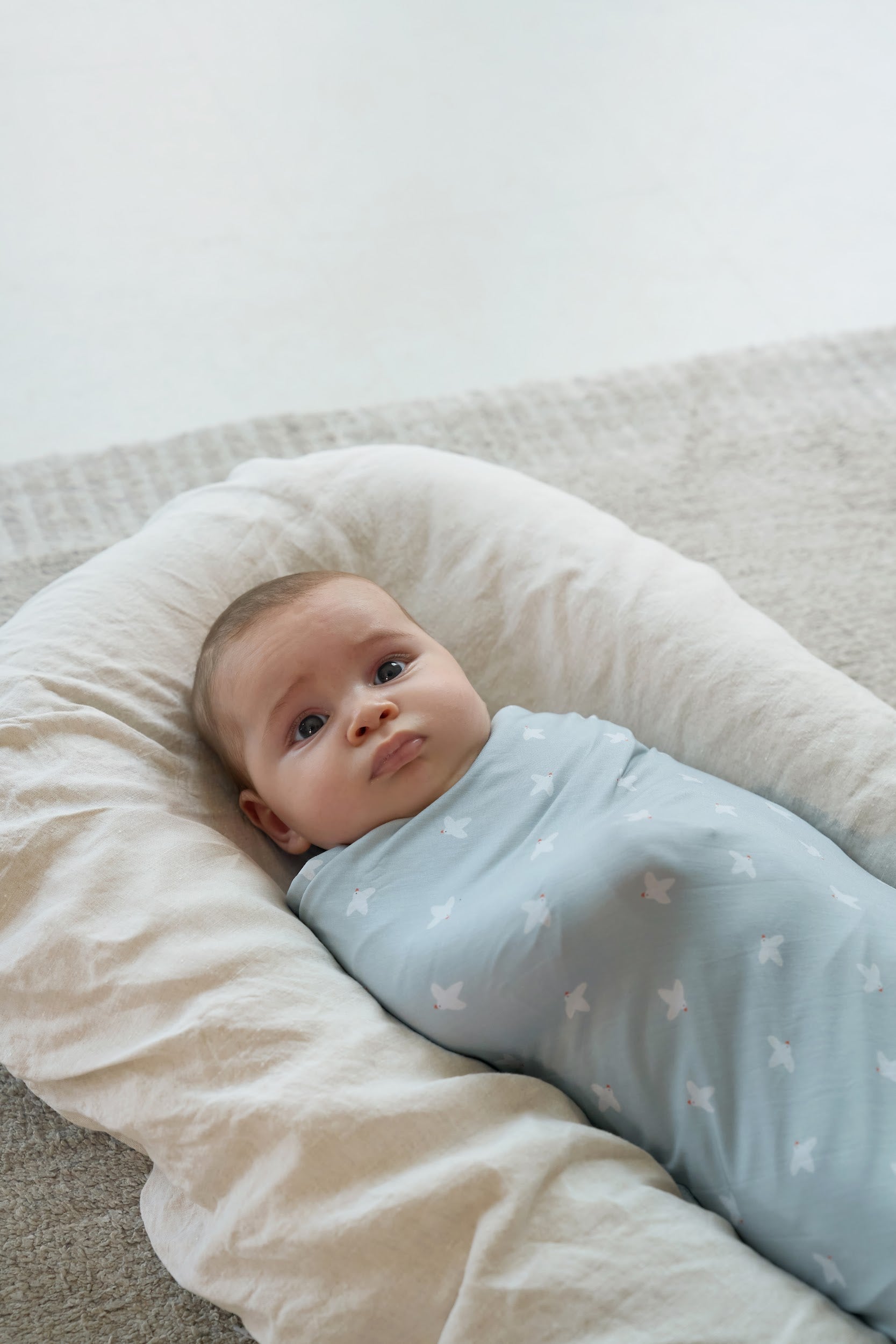 Olive Doves - Bamboo Swaddle