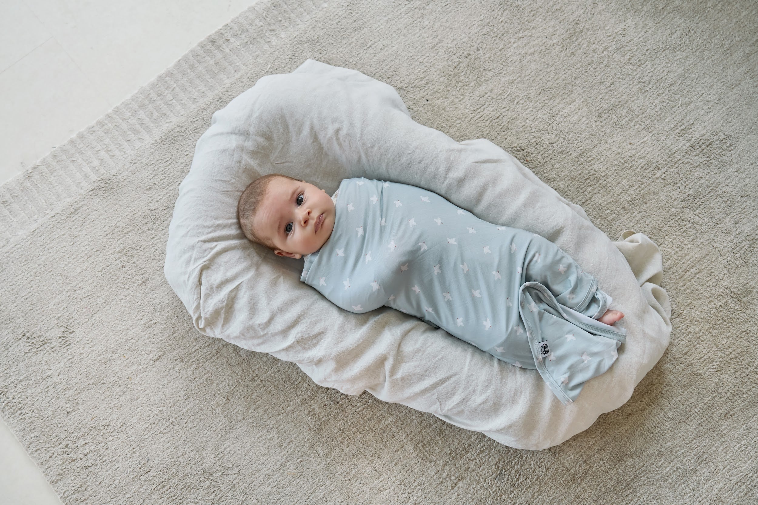 Olive Doves - Bamboo Swaddle