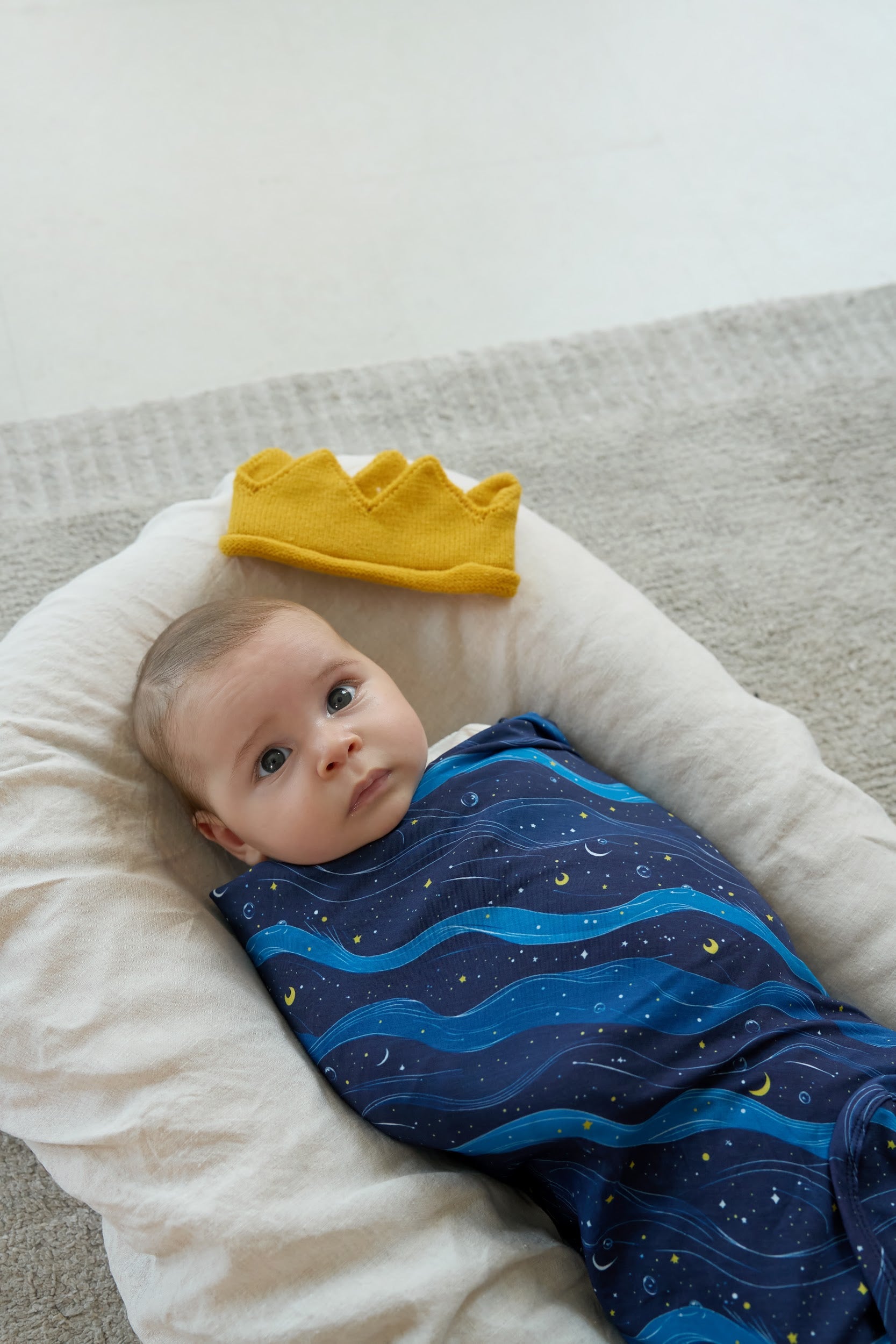 Midnight Waves - Bamboo Swaddle