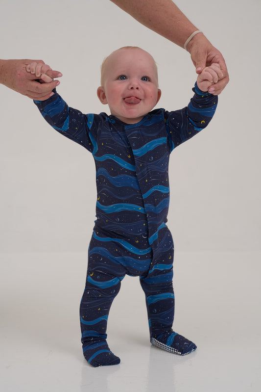 Midnight Waves Magnetic Sleepsuit