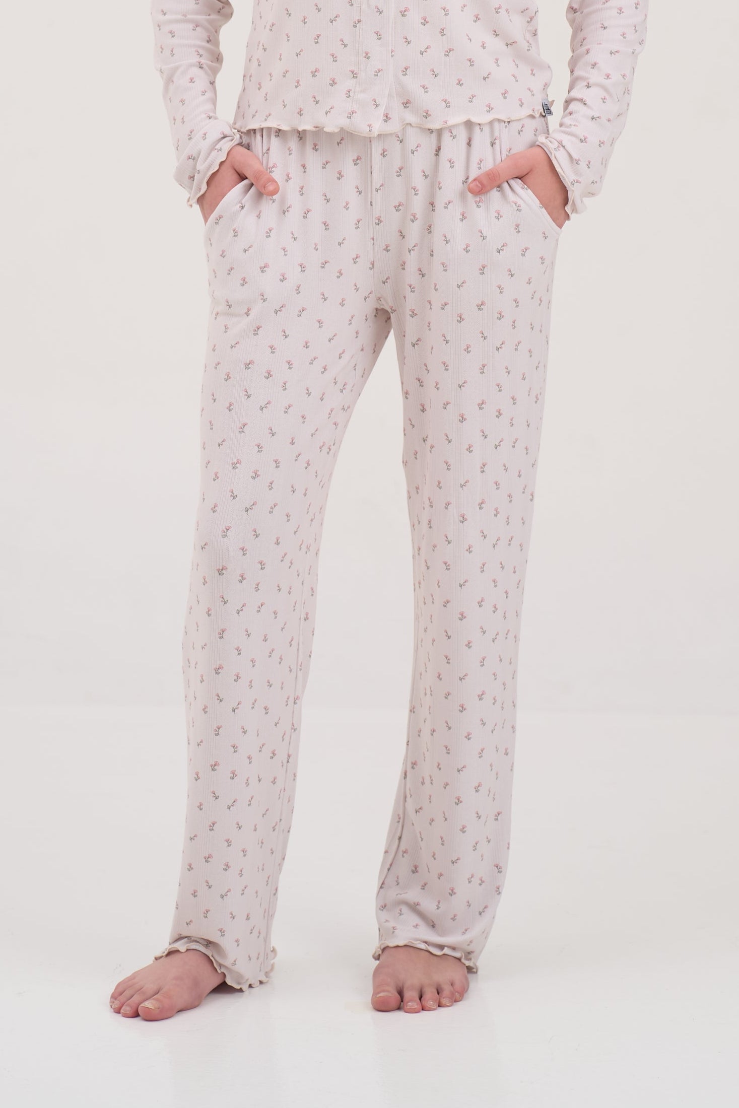 Garden Spray Pointelle Women Lounge Pants