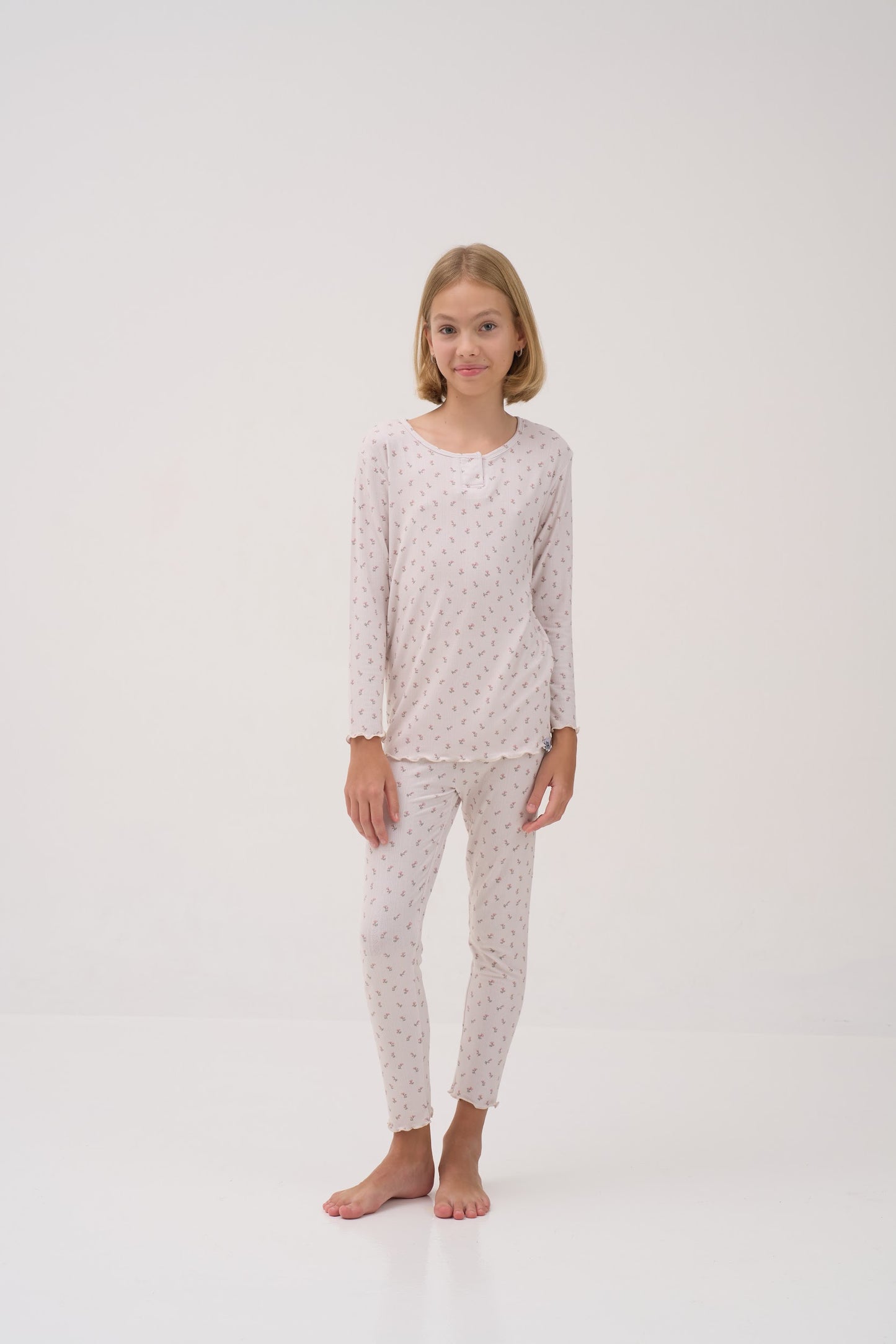 Garden Spray (Pointelle) Kids Pyjama Set