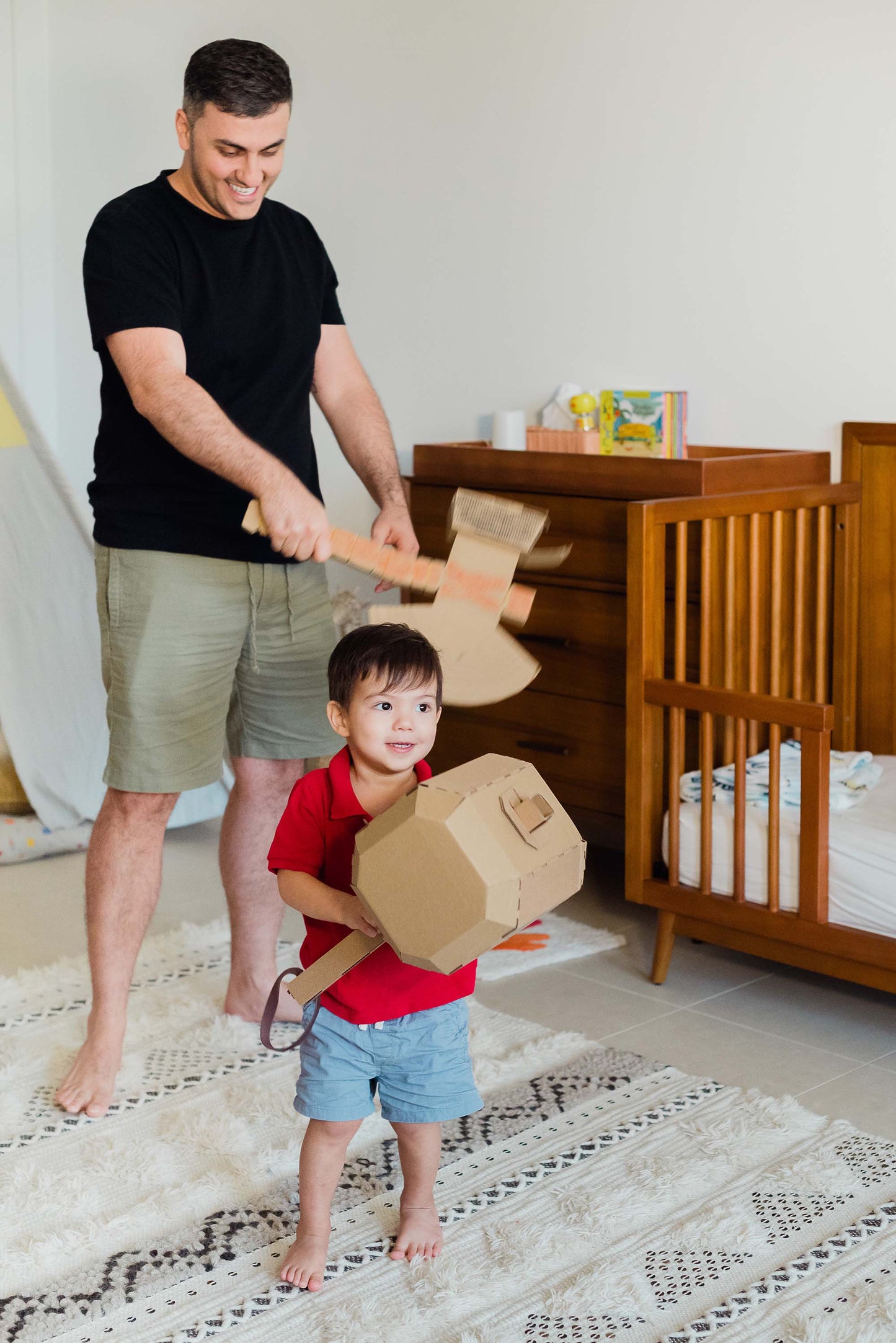 Build-Yourself Cardboard Toy Thor's Hammer