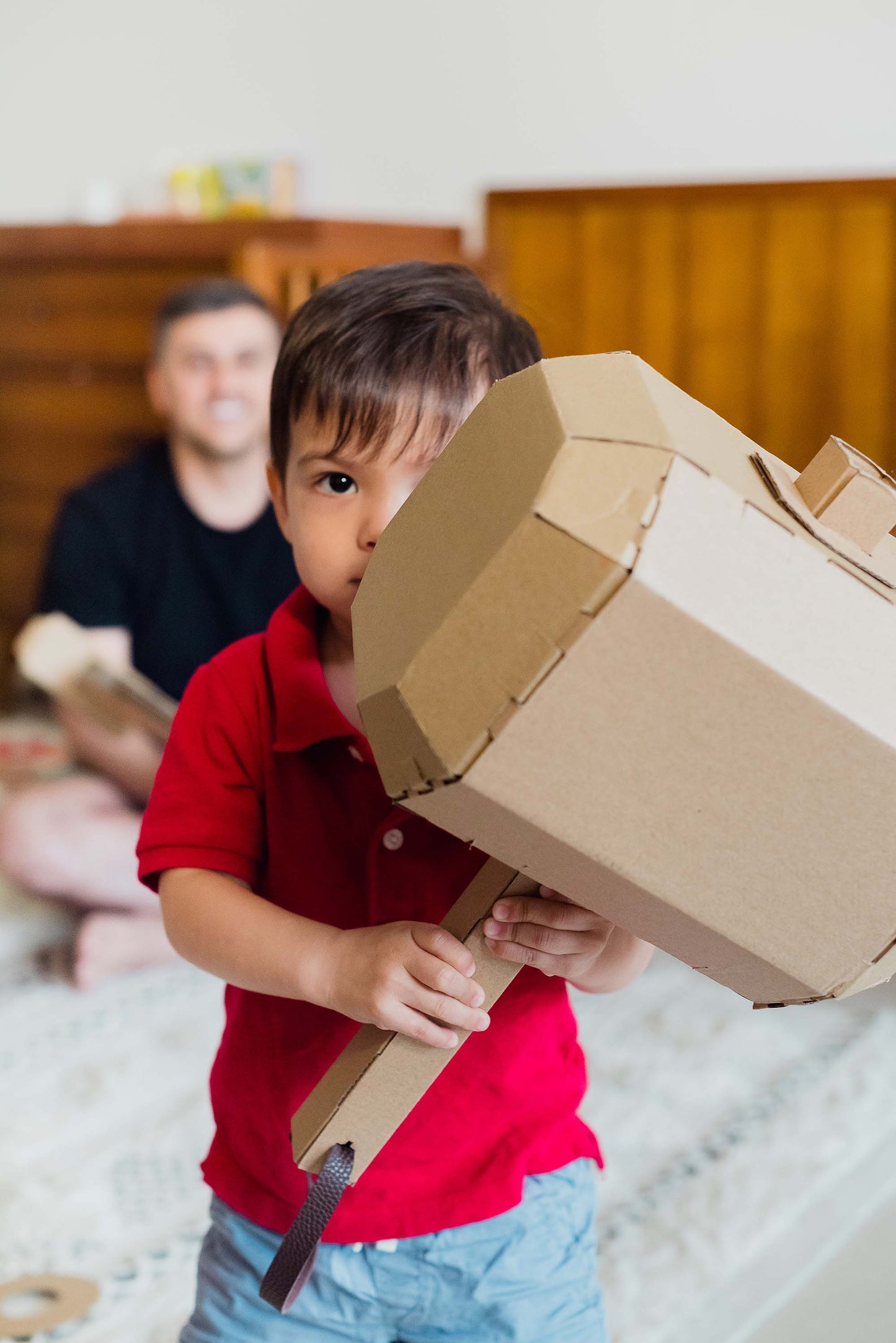 Build-Yourself Cardboard Toy Thor's Hammer