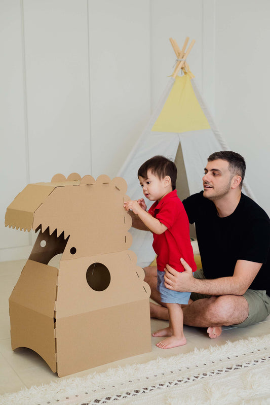 Build-Yourself Cardboard Toy Dragon