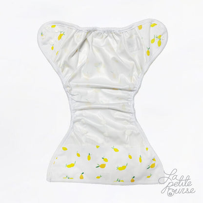 LPO - New Born Diaper Cover - Lemons