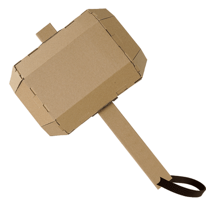 Build-Yourself Cardboard Toy Thor's Hammer